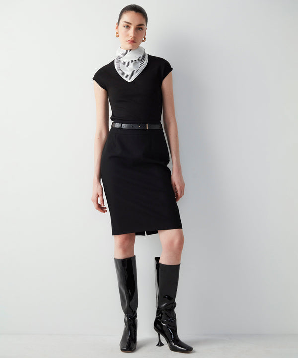 Ipekyol Pencil Skirt With Belt Accessories Black