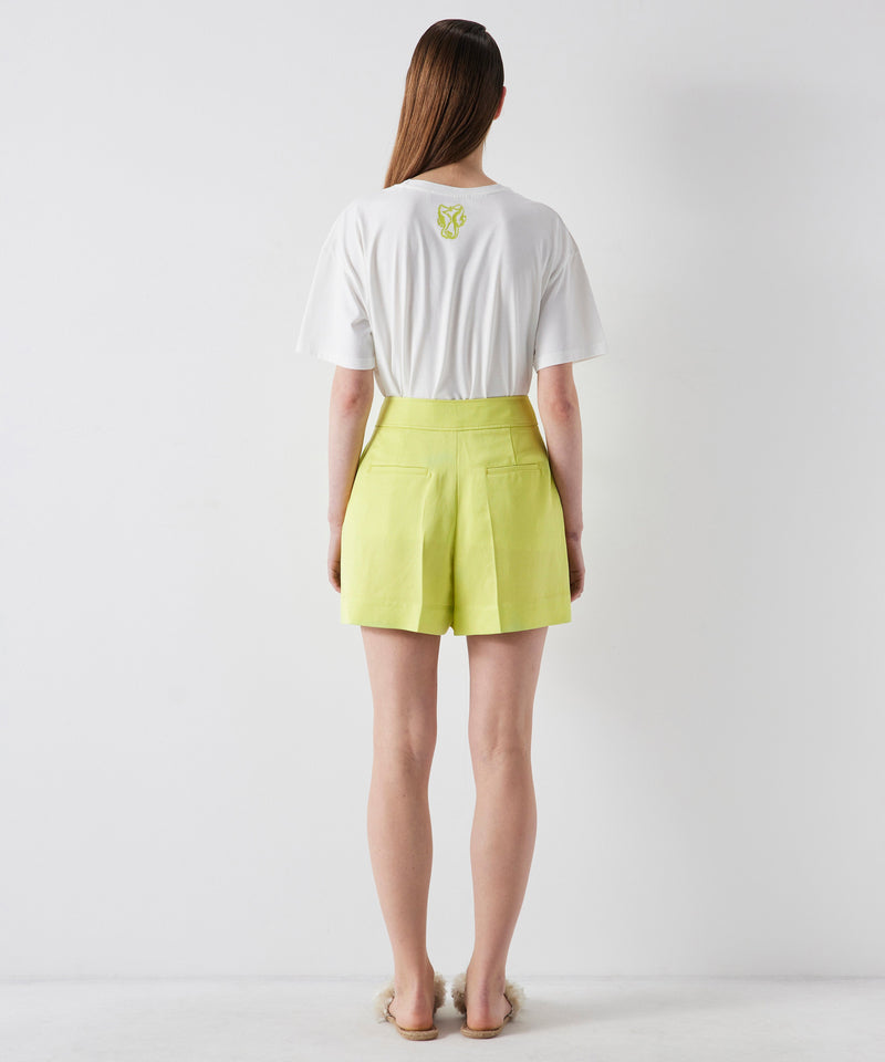 Ipekyol Solid High Waist Shorts Lime