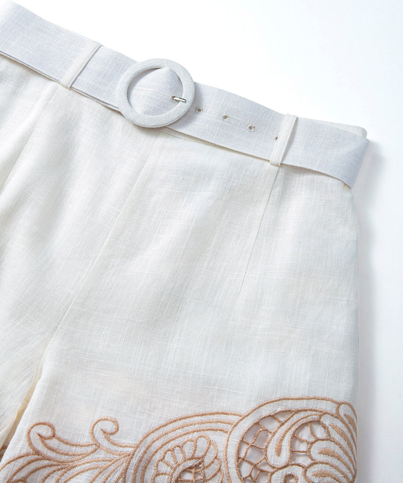 Ipekyol Embroidered Detail Mini Skirt White