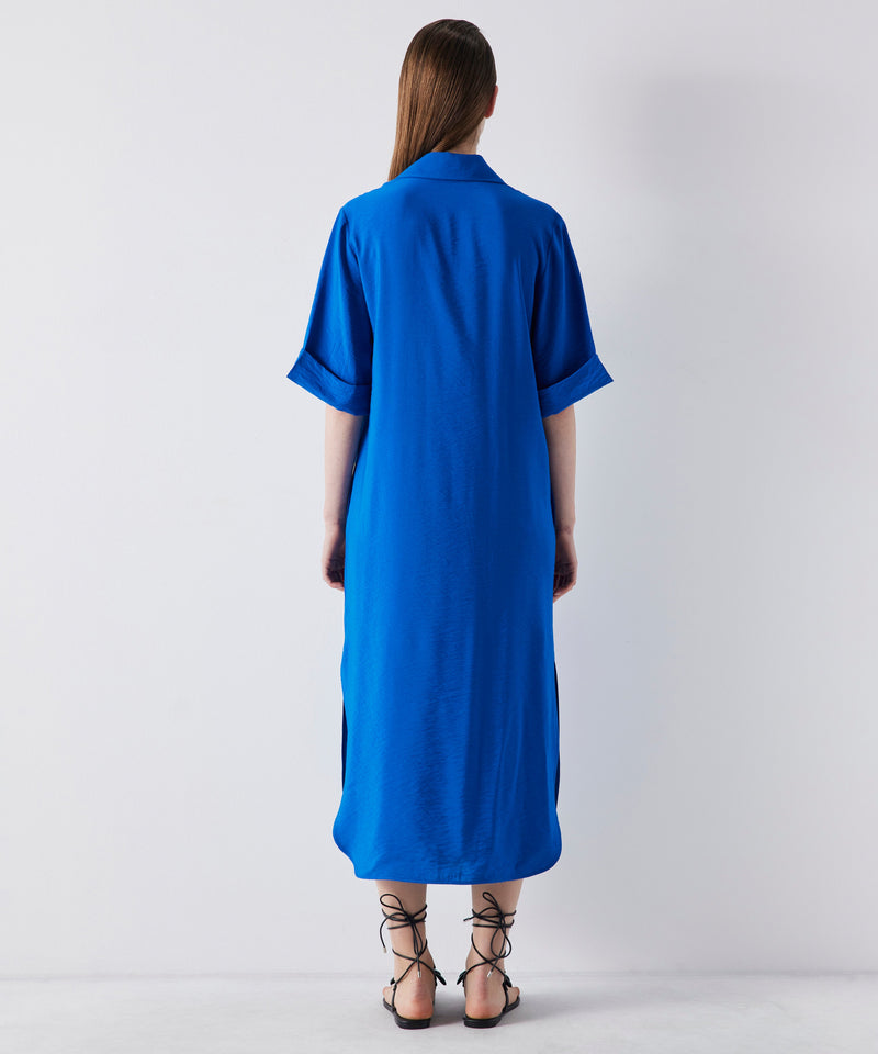 Ipekyol Deep V-Neck Twisted Tunic Sax