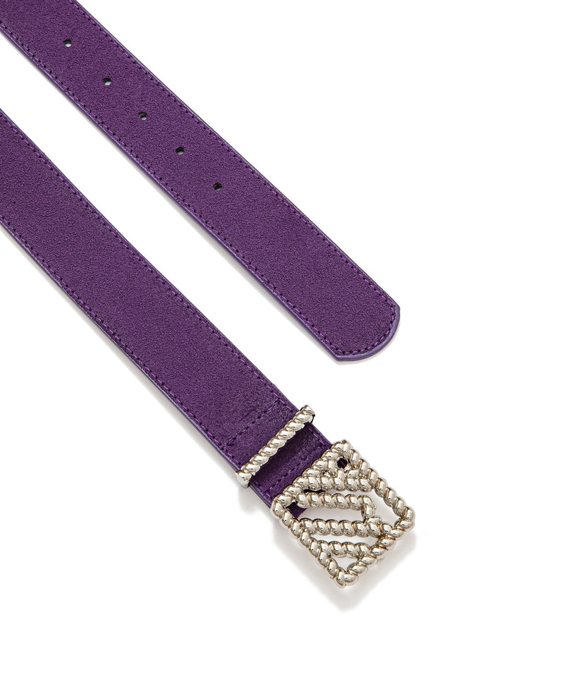 Ipekyol Belt With Metal Buckle Purple