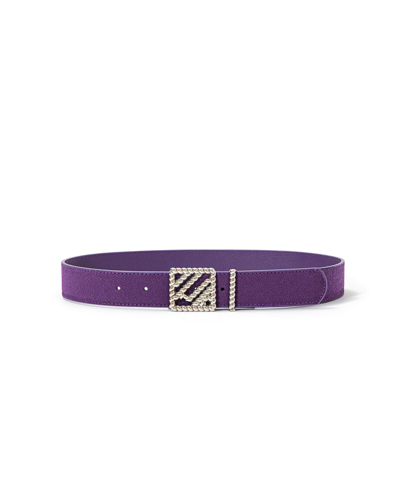 Ipekyol Belt With Metal Buckle Purple