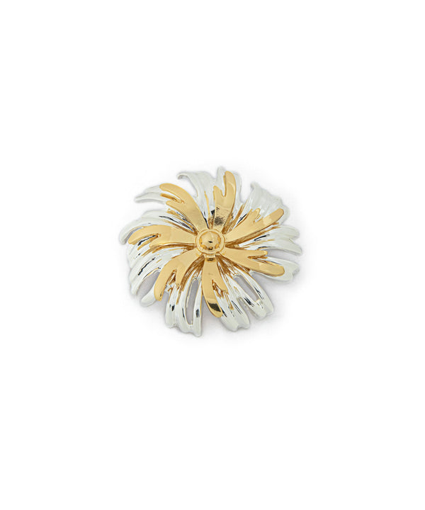Ipekyol Flower Figure Metal Brooch Gold