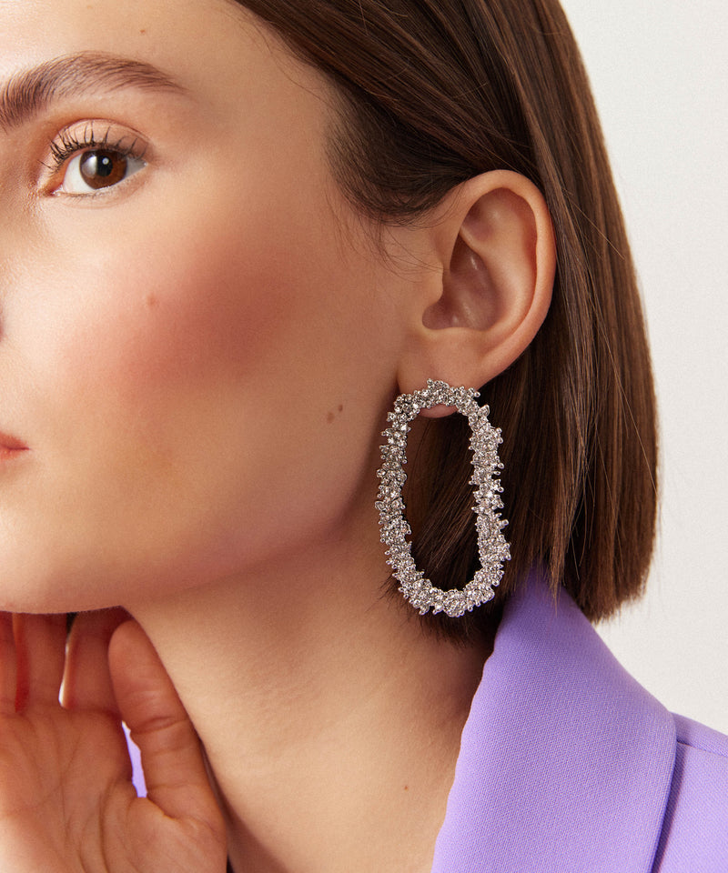 Ipekyol Stone Detail Earrings Silver