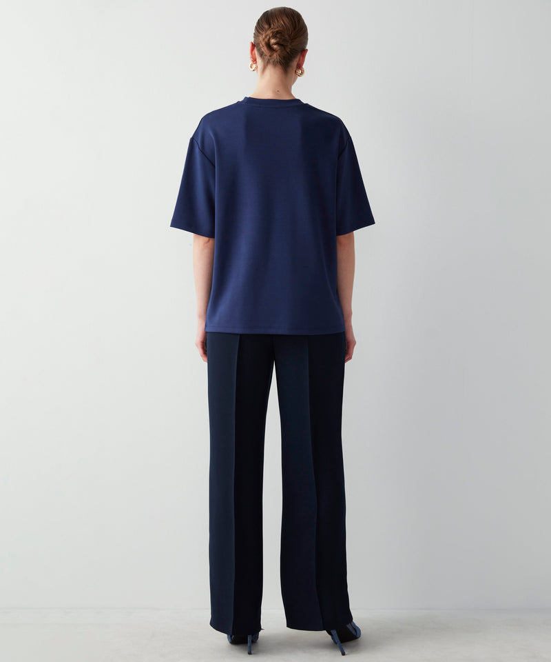 Ipekyol Relaxed Fit Basic T-Shirt Navy Blue