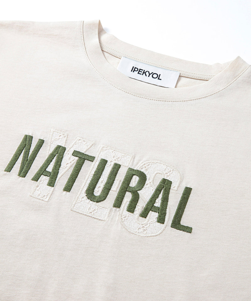 Ipekyol Slogan-Embroidered T-Shirt Oil