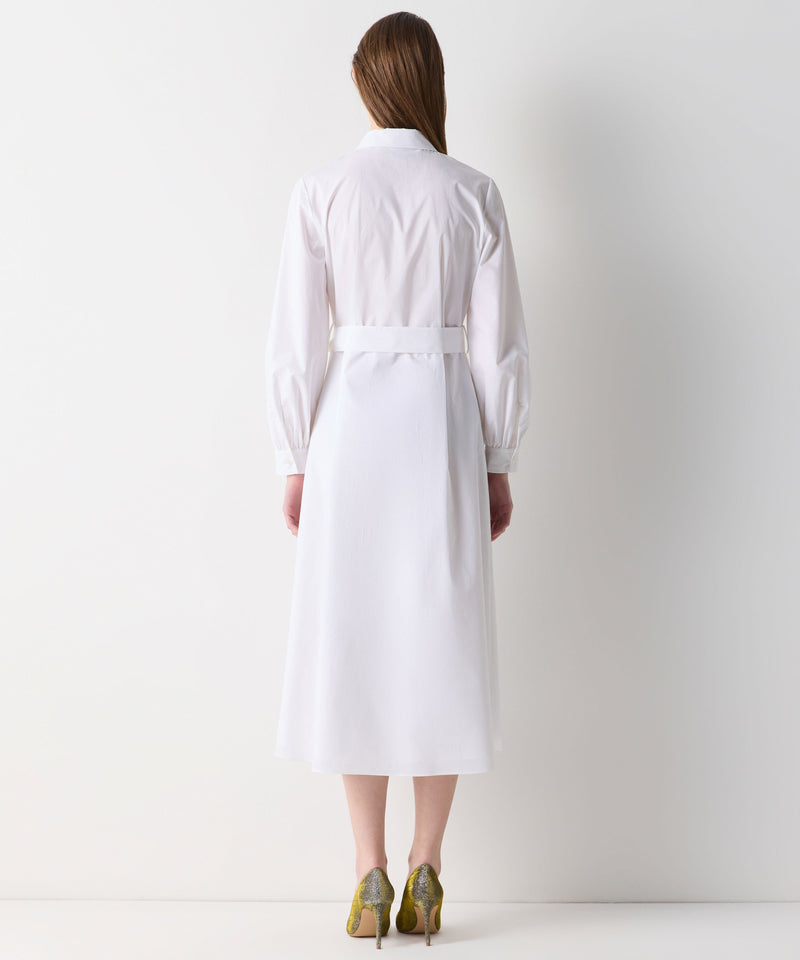 Ipekyol Embroidered Shirt Dress Off White
