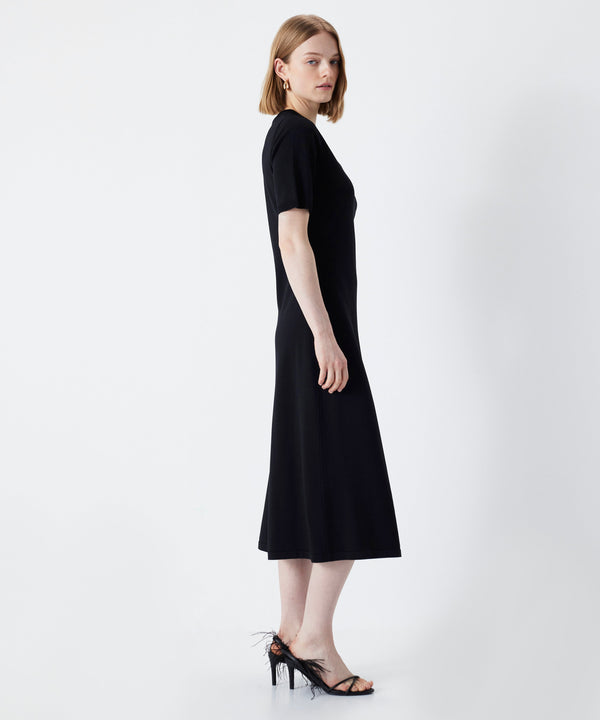 Ipekyol Embroidered Knit Dress Black