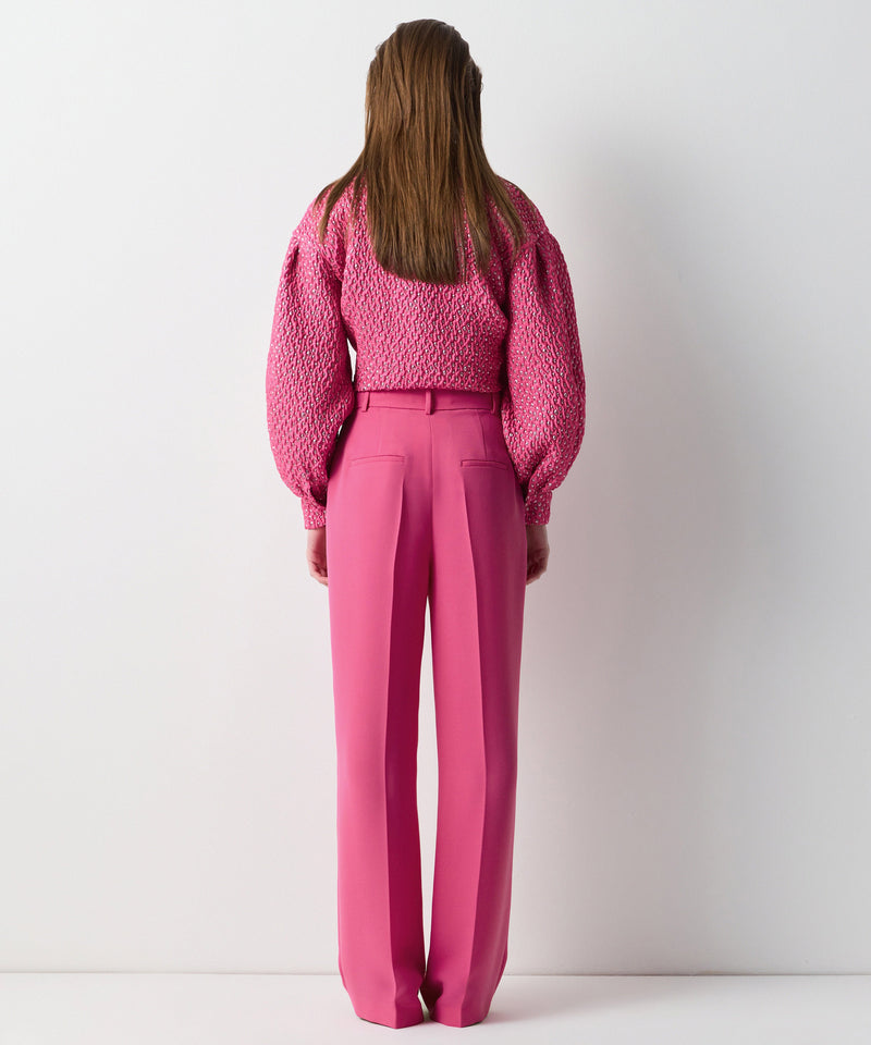 Ipekyol Loose Fit Solid Trousers Pink