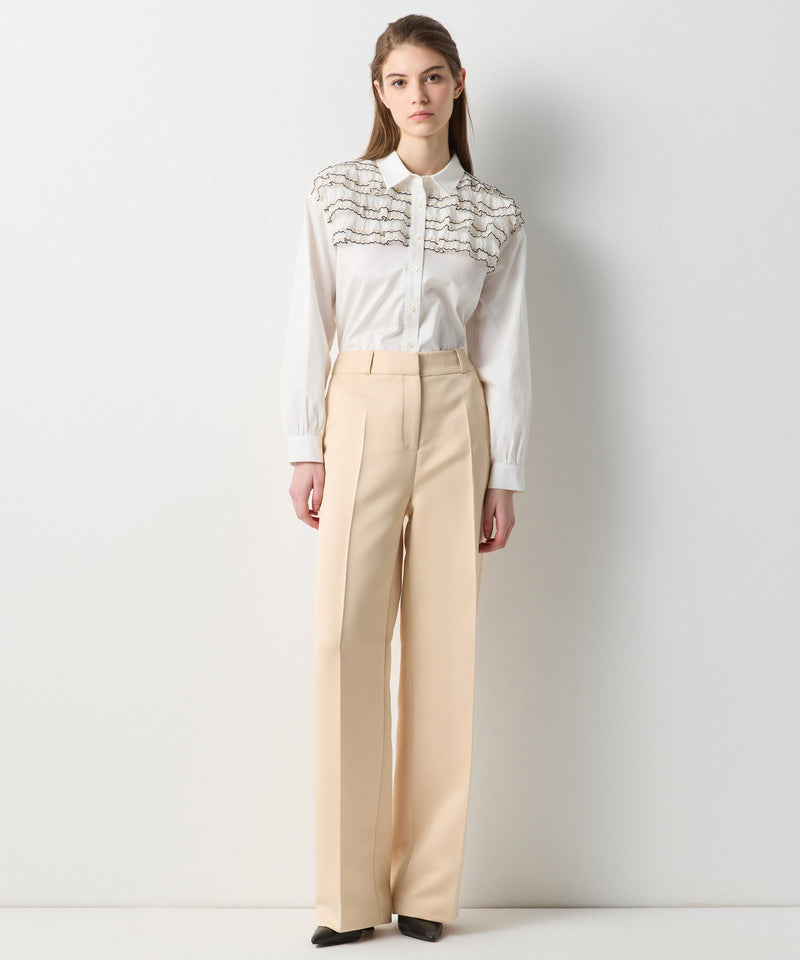Ipekyol Wide Leg Fit Trousers Natural
