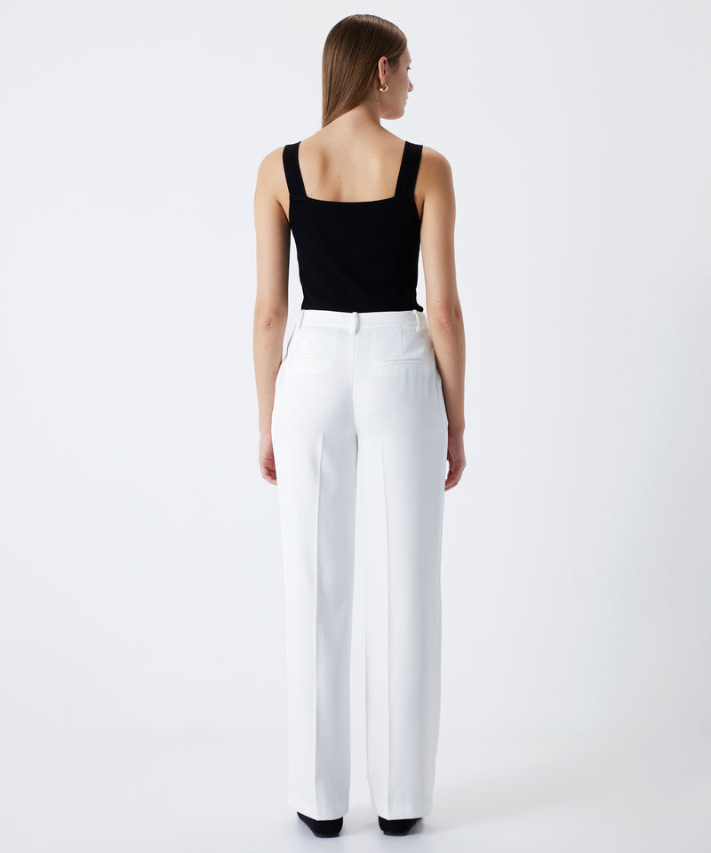 Ipekyol Straight Fit Trousers Off White