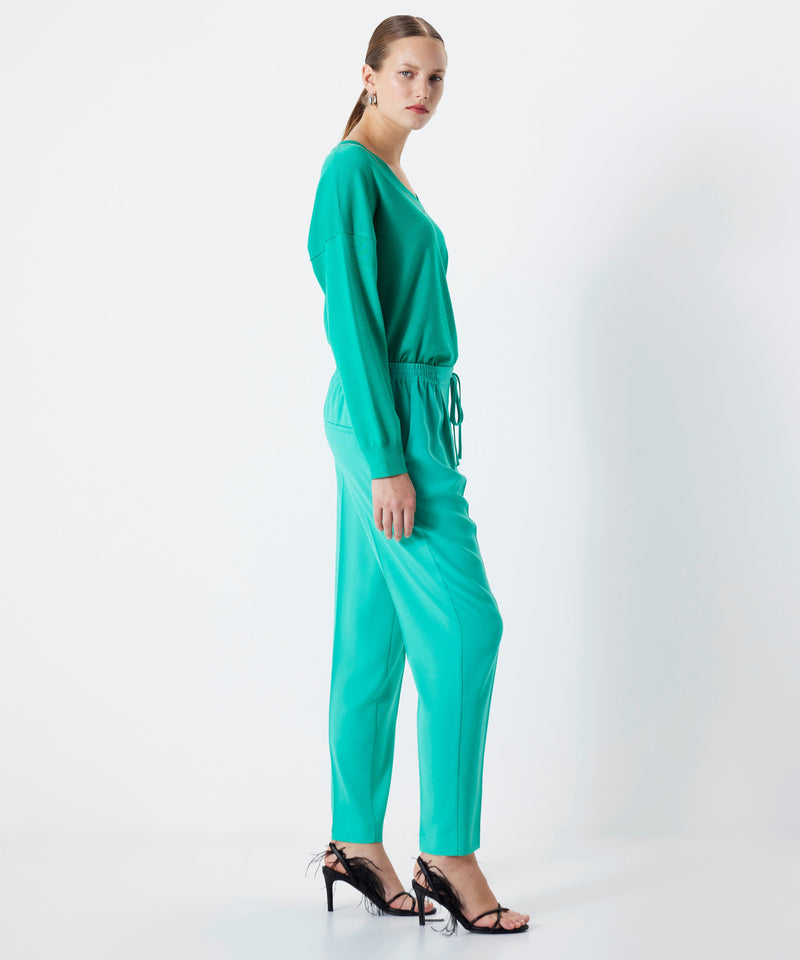 Ipekyol Drapey Fit Trousers Green