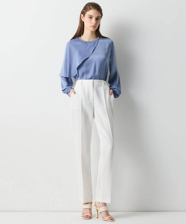 Ipekyol Straight Fit Formal Trousers Off White