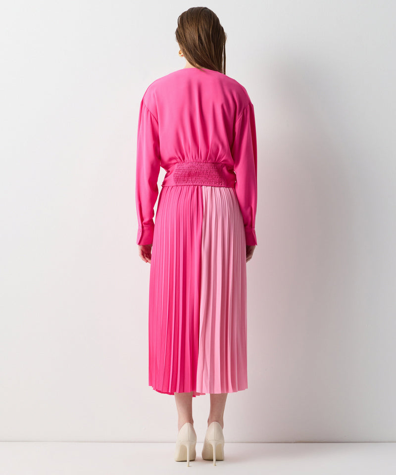 Ipekyol Surplice Neck Short Blouse Pink