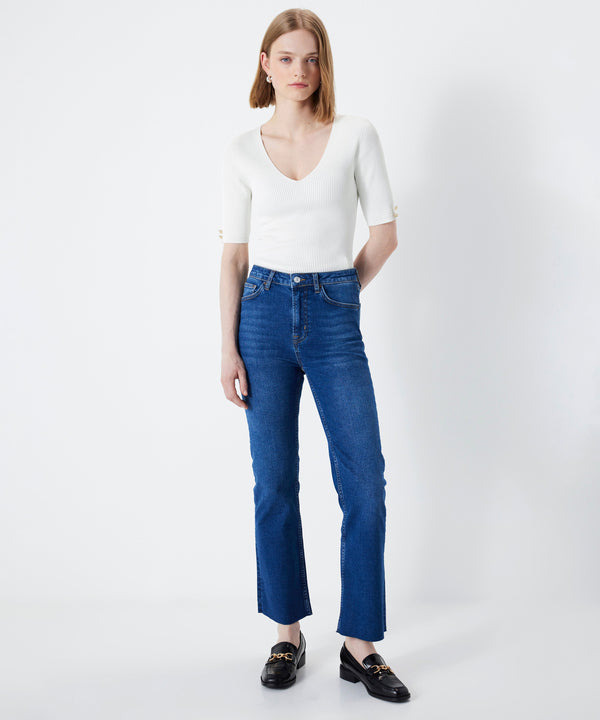 Ipekyol Cropped Flare Fit Jeans Indigo