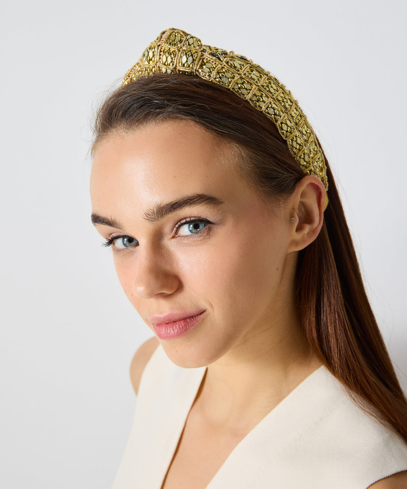 Ipekyol Textured Hair Accessory Gold
