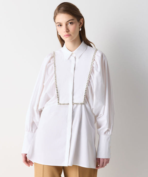 Ipekyol Embroidered Poplin Shirt Off White