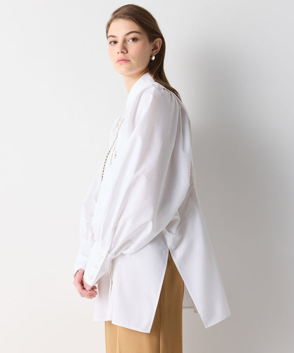 Ipekyol Embroidered Poplin Shirt Off White