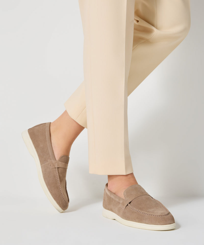 Ipekyol Suede Textured Loafer Stone