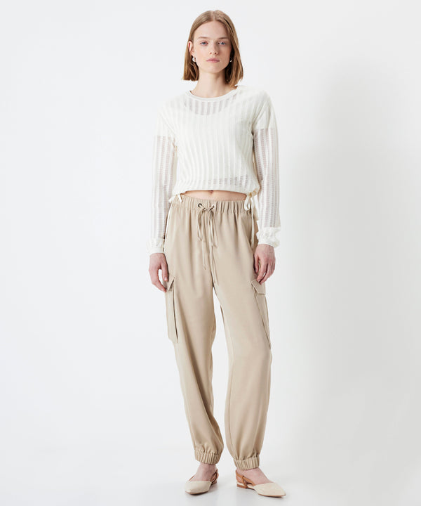 Ipekyol Transparent Textured Knitwear White