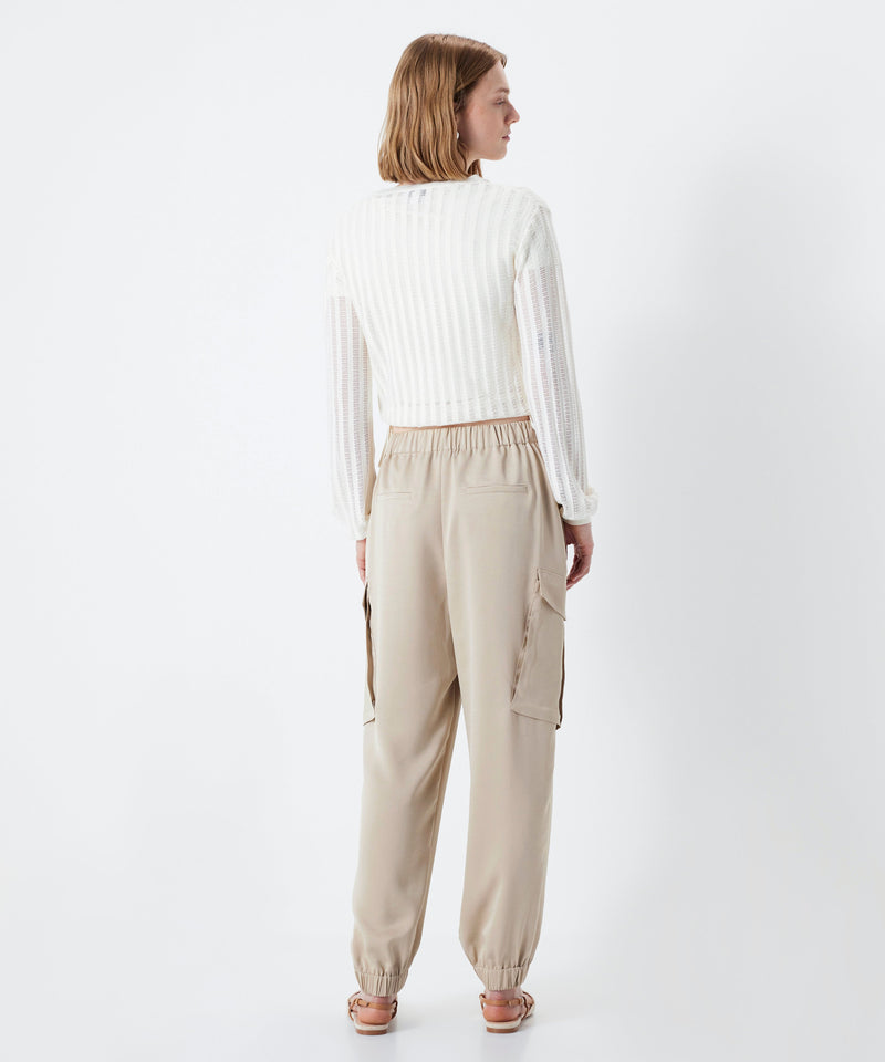 Ipekyol Transparent Textured Knitwear White