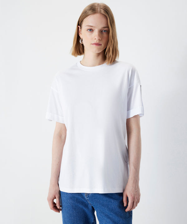 Ipekyol Stone Striped T-Shirt White