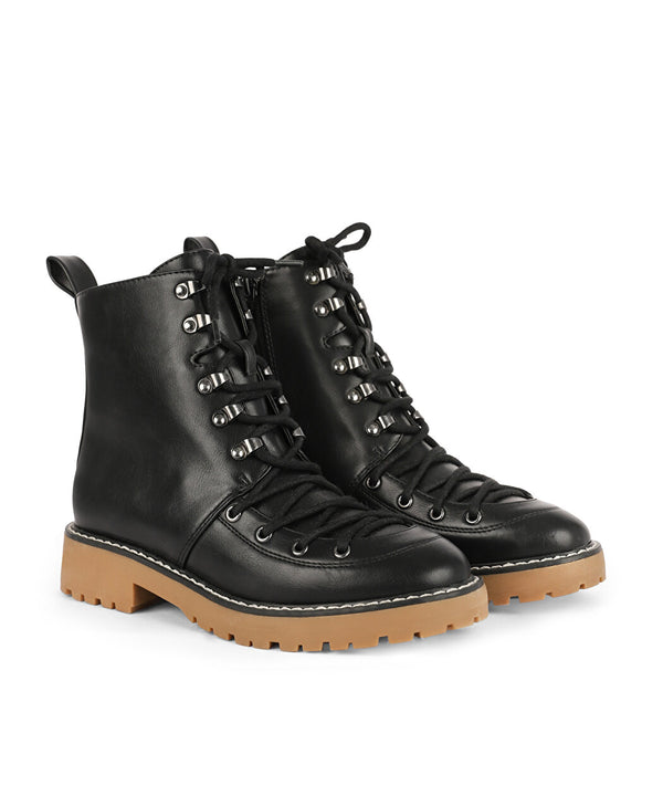 Ipekyol Pu Lace Up Boots Black