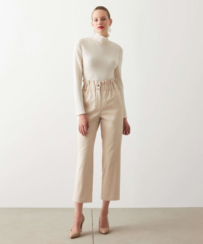 Ipekyol Detailed High Waist Trouser Natural