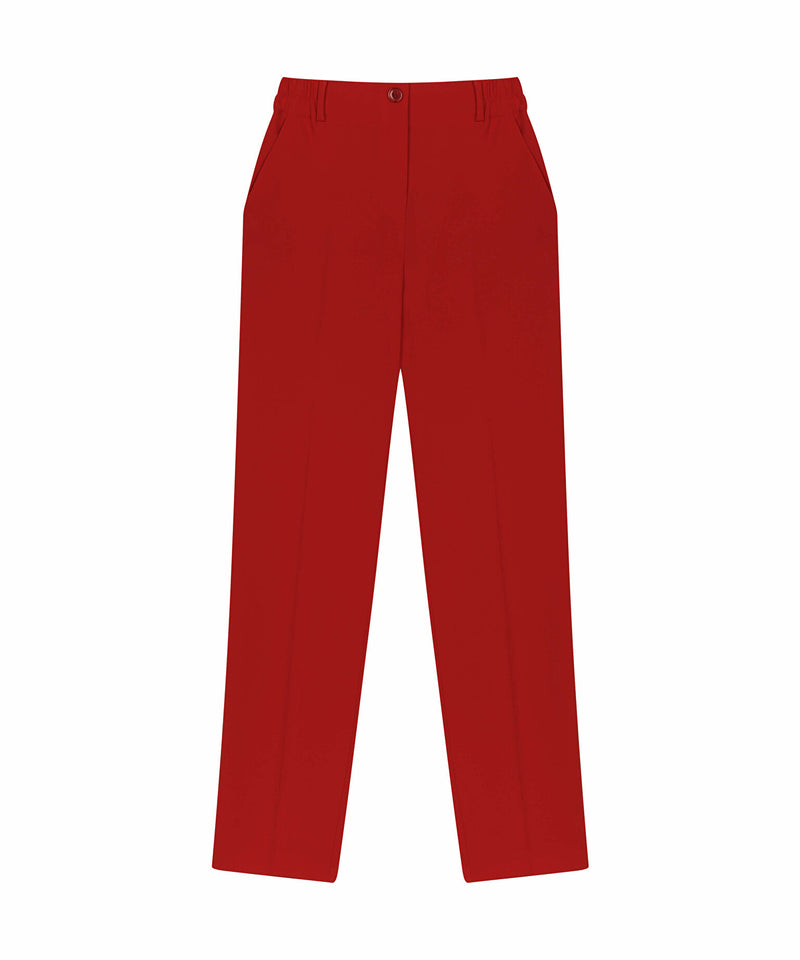 Ipekyol Solid Elastic Waist Trouser Red