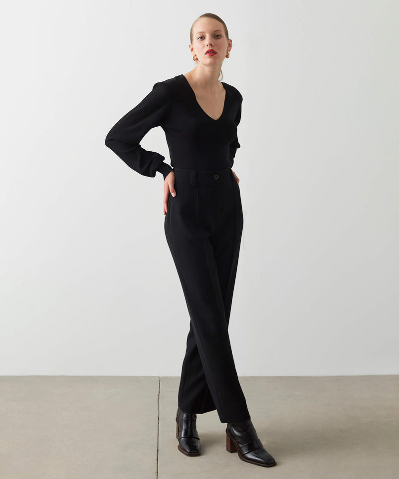 Ipekyol Wide Leg Trouser Black