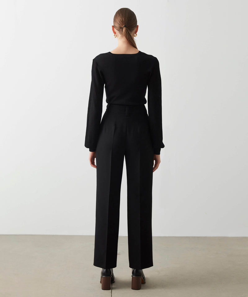 Ipekyol Wide Leg Trouser Black