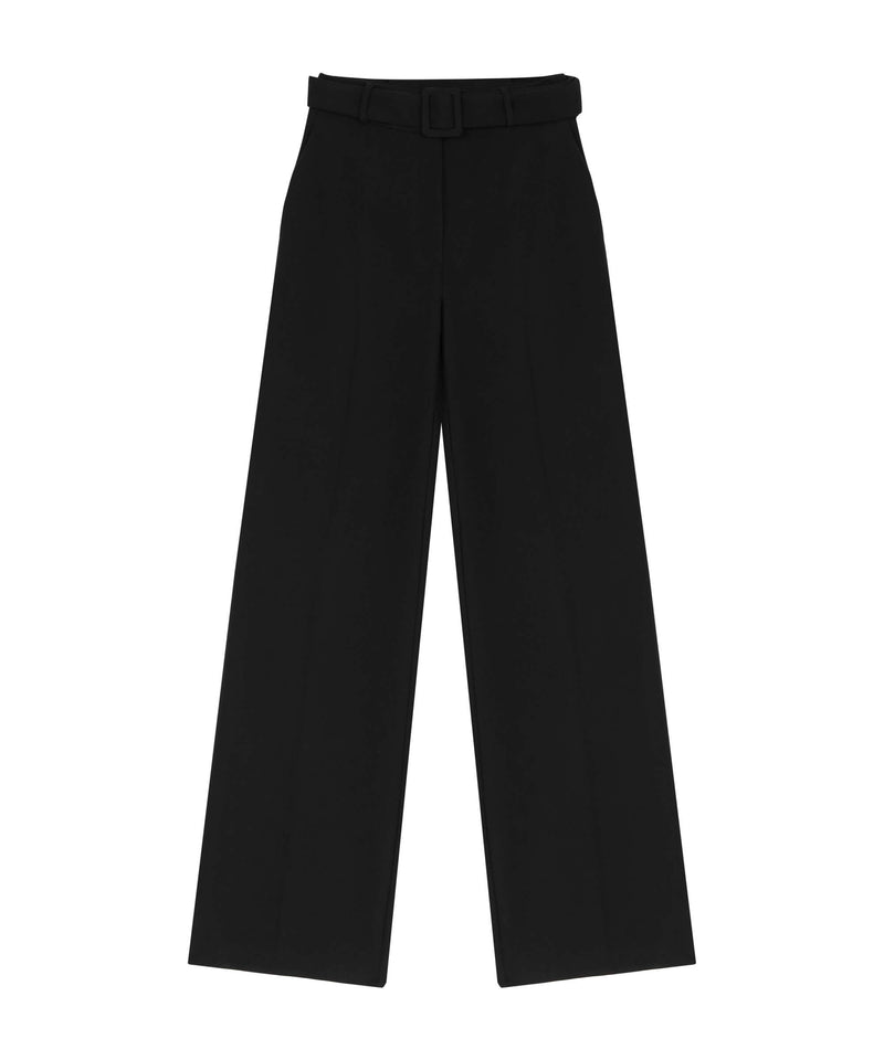 Ipekyol Belted Palazzo Trouser Black