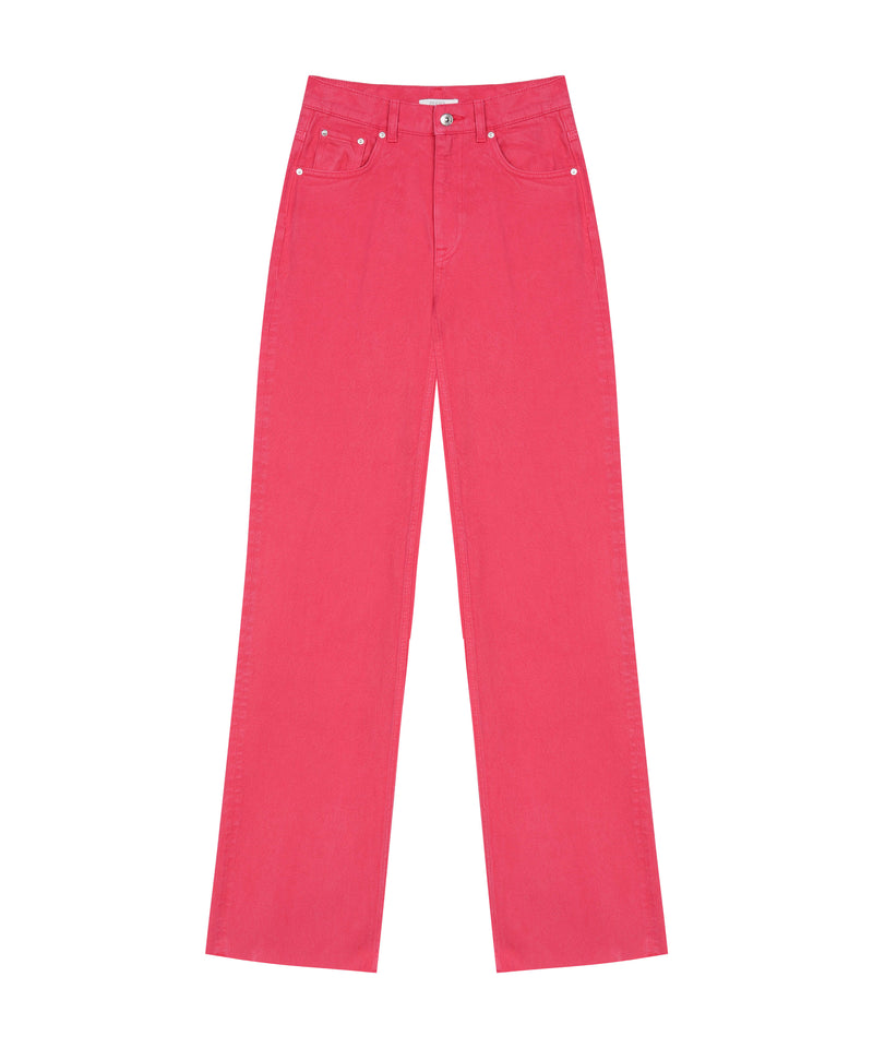 Ipekyol Denim High Waist Trouser Fuschia