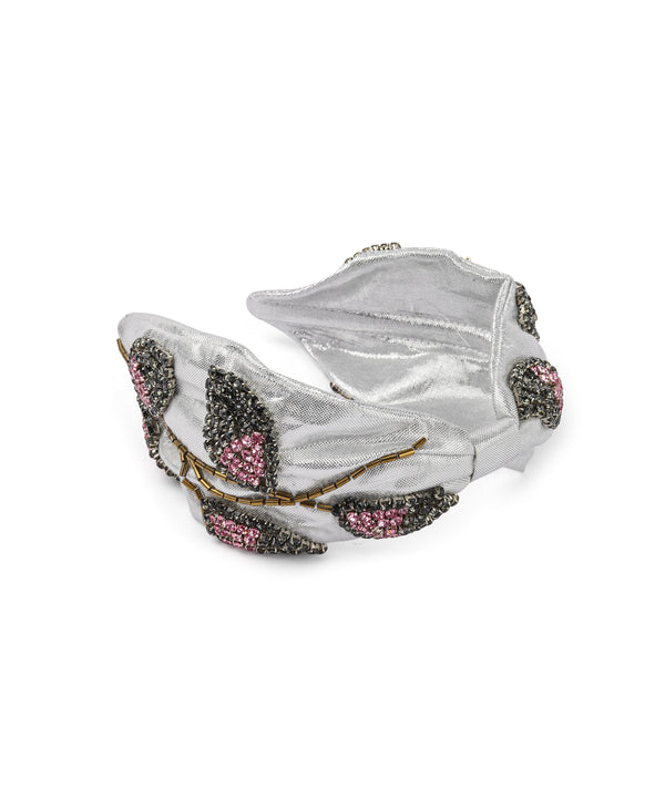 Ipekyol Stone-Embellished Headband Silver
