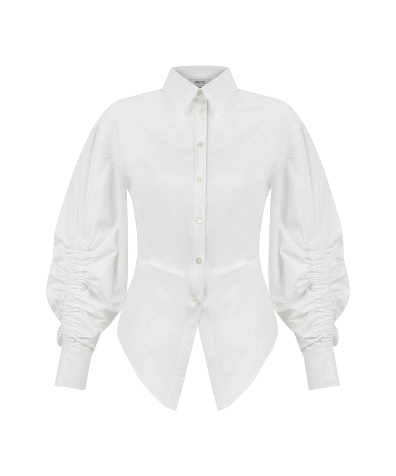 Ipekyol Sleeve Detailed Shirt White