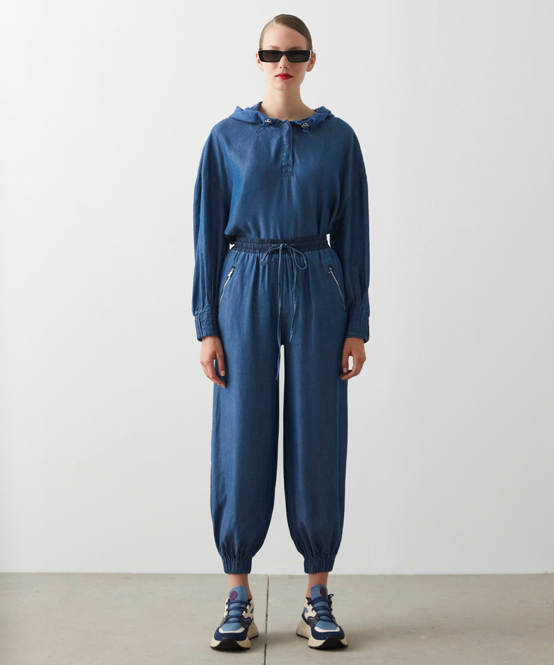 Ipekyol Elastic Waist Jogger Pants Blue