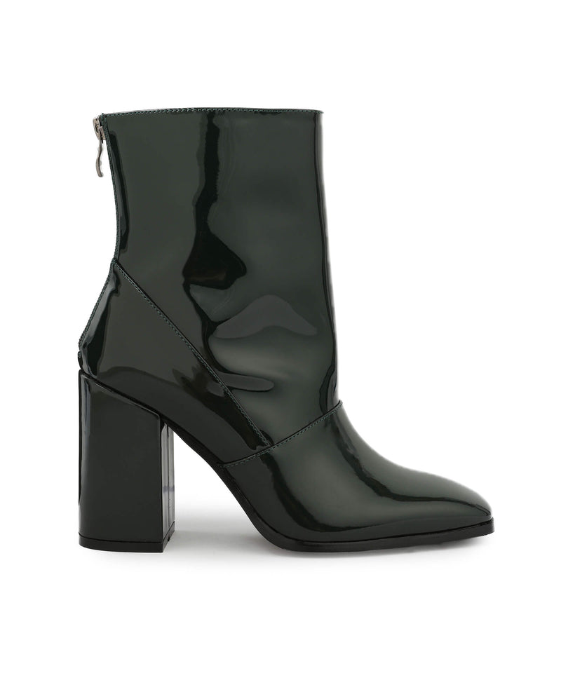 Ipekyol Pu Heeled Boots Green