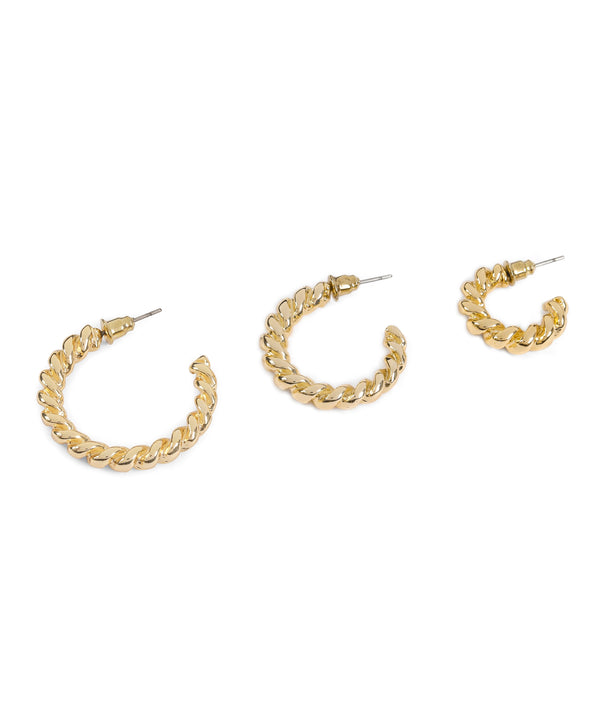 Ipekyol Multiple Hoop Earrings Gold