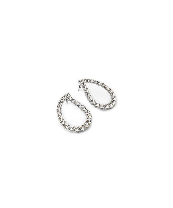 Ipekyol Fluid Form Earrings Silver