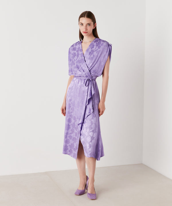Ipekyol All Over Floral Midi Dress Lilac
