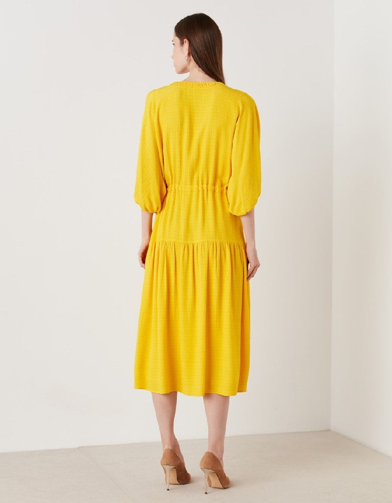 Ipekyol Midi Dress With Embellished Detail Yellow