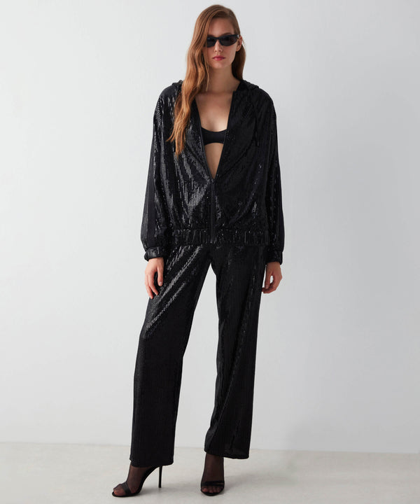 Ipekyol Sequin-Embroidered Trousers Black