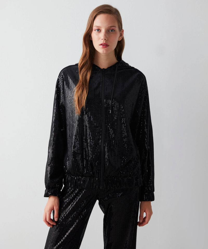 Ipekyol Sequin-Embroidered Jacket Black