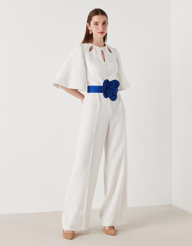 Ipekyol Cut Out Detailed Jumpsuit Off White