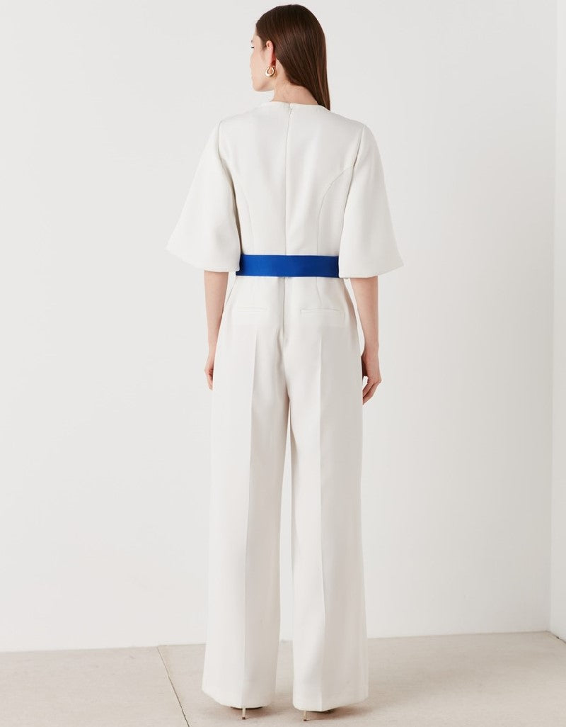 Ipekyol Cut Out Detailed Jumpsuit Off White