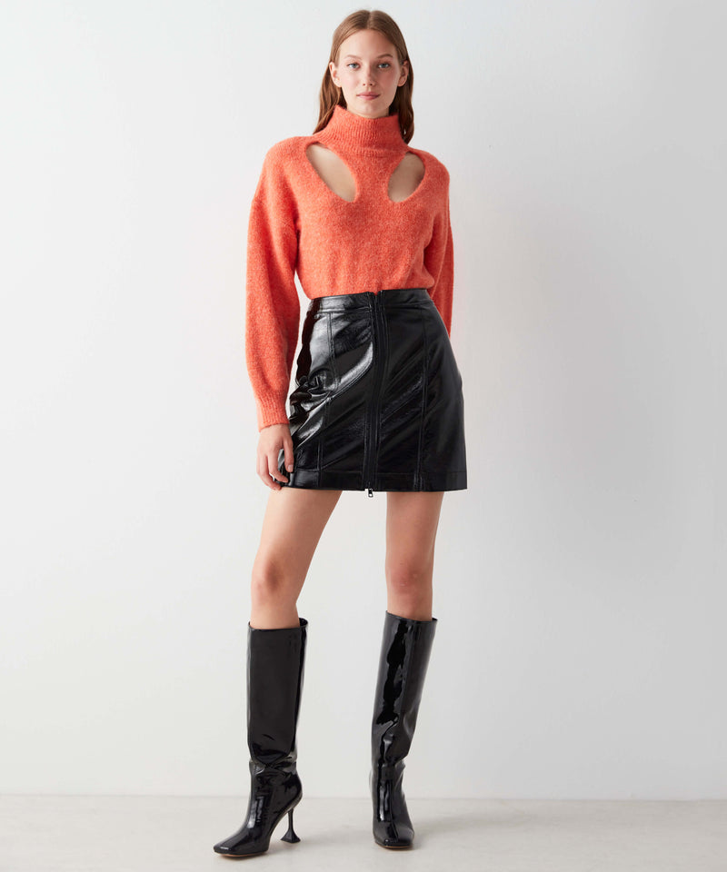 Ipekyol Cutout High Collar Knitwear Orange