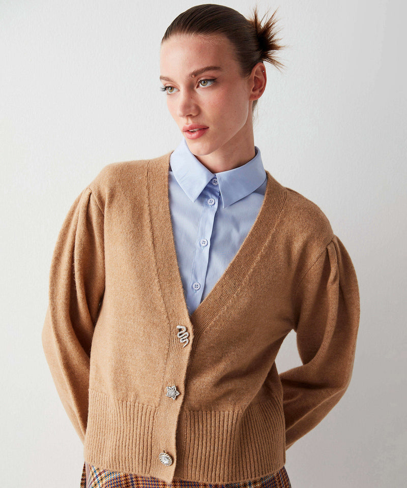 Ipekyol Cardigan With Button Accessories Mink