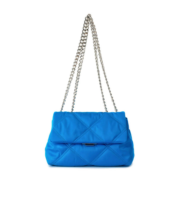 Ipekyol Quilted Bag With Metal Chain Blue