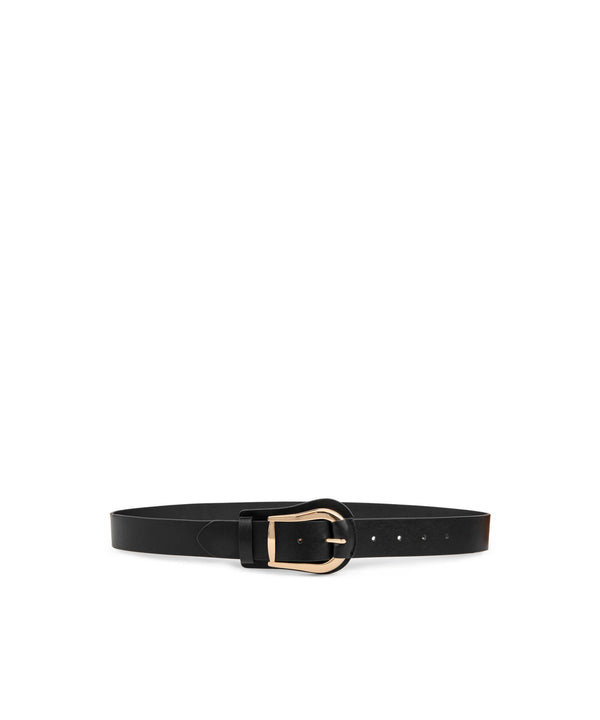 Ipekyol Synthetic Leather Buckle Belt Black