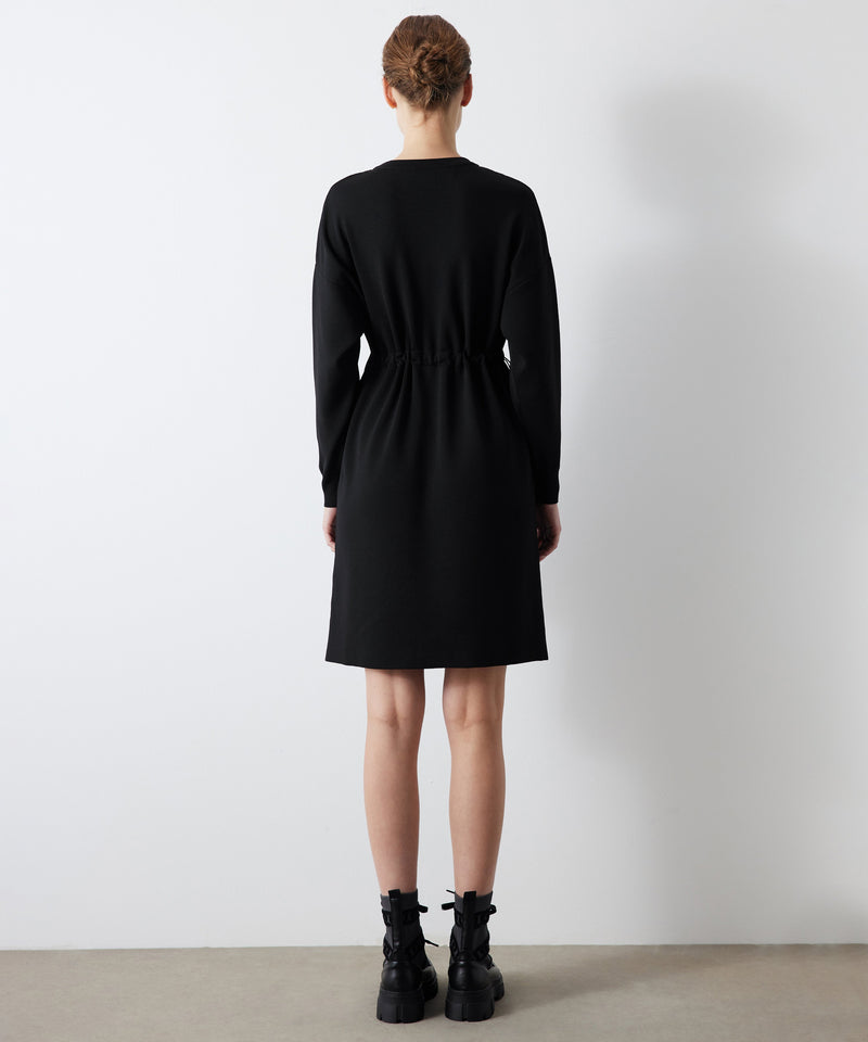 Ipekyol Adjustable Waist Knit Dress Black